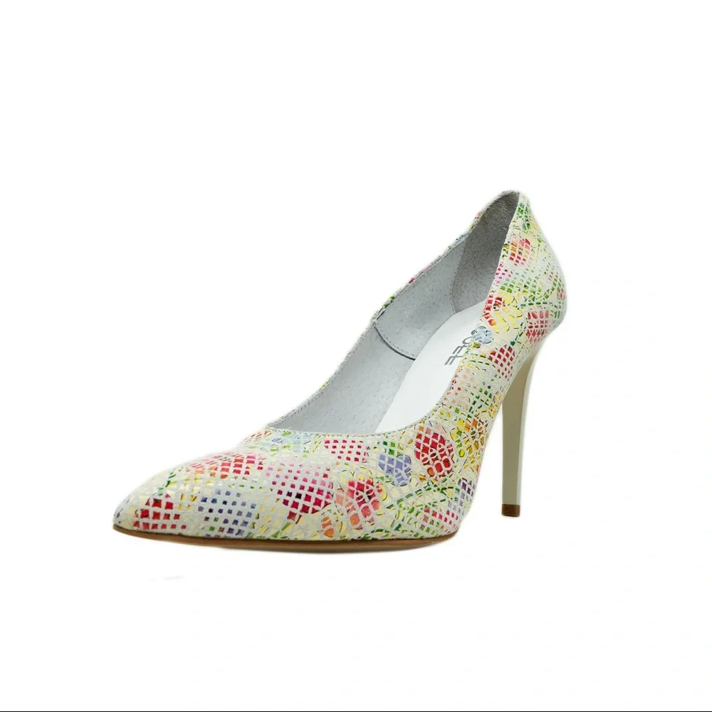 Dénouéé Pumps, White, Size: 9 | EU39